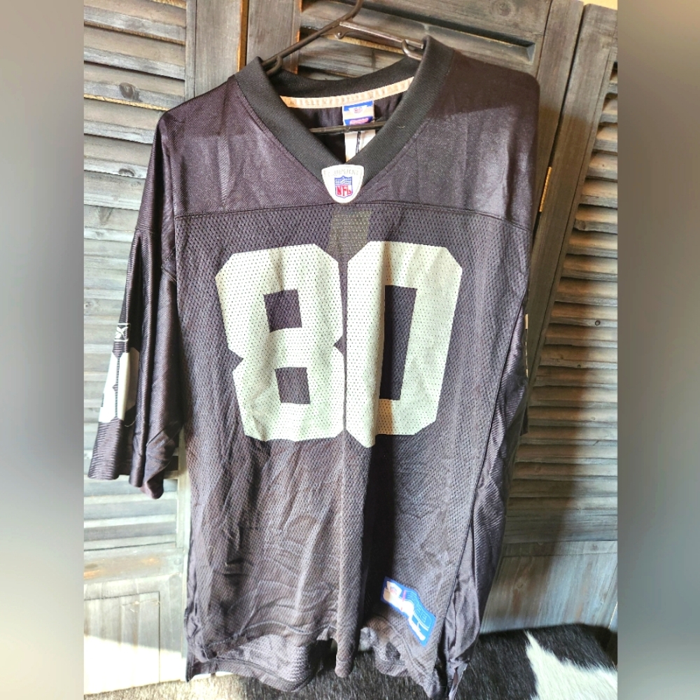 Vintage NFL Oakland Raiders Jerry Rice Black Mesh Jersey #80 Size Large